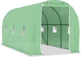 vidaXL melegház 9 m² 4,5 x 2 x 2 m