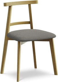 Szürke tömörfa étkezőszék Ohelo – Makamii