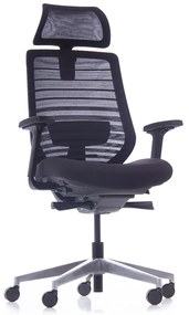 Sparta irodai szék, fekete