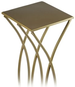 Virágállvány 75x23 cm arany színben