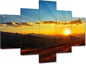 Vászonkép 100x70 Gyönyörű naplemente