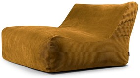 Mustársárga kordbársony babzsákfotel Sofa Lounge – SLOWDOWN