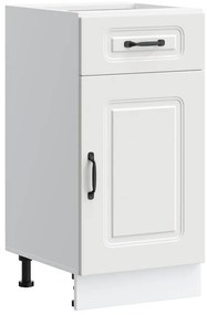 vidaXL Konyhai alsó szekrény Kalmar fehér műfa