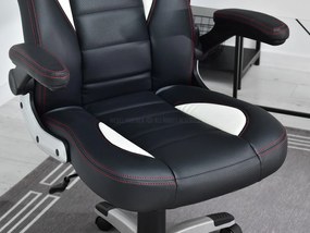 Gamer szék Race (fehér + szürke). Akció -15%. 1110530