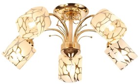 Brilagi - Felületre szerelhető csillár MEGAPOLIS 5xE14/60W/230V arany