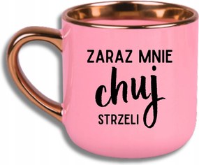 Bögre Rózsaszín Elegáns Nagy Vicces Ajándék Azonnal Lelő ****