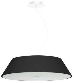 Sollux SL.0766 - Csillár zsinóron VEGA 5xE27/60W/230V á. 60 cm fekete