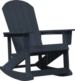 vidaXL Adirondack hintaszék Sötétkék 92 x 73,5 x 92 cm HDPE