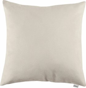 EMI krémszínű velúr díszpárna, Párna 40x40 cm