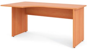 Impress ergonomikus asztal 160 x 90 cm, bal, körte