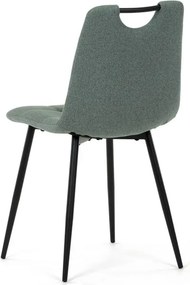 Étkezőszék, zöld, szövet, DCL-V2017 GRN2