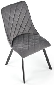 RESTIVO étkezőszék, 1 db, szürke