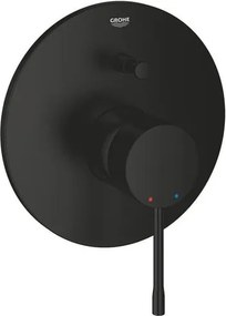 Grohe Essence kád-/zuhanycsaptelep falsík alatti test nélkül matt fekete 192852431 G192852431
