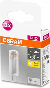 Led izzók Osram G4 1,8W 3 db