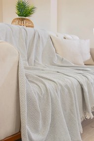 Woven Cozy kanapévédő 170 × 200 cm, szürke