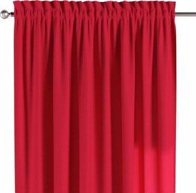 Dekoria Csatornafüggöny frufruval 1 db 130x245cm piros árnyalatok