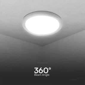 LED Dimmelhető mennyezeti lámpa LED/60W/230V 3000-6500K 49,2 cm fehér + távirányító