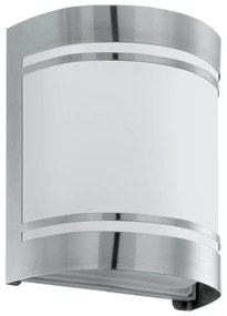 Eglo 30191 Cerno kültéri fali lámpa, rozsdamentes acél (inox), E27 foglalattal, max. 1x40W, IP44