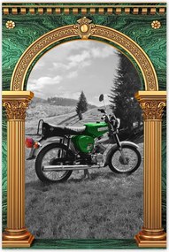 Poszterek 80x120 Zöld Simson S51 E