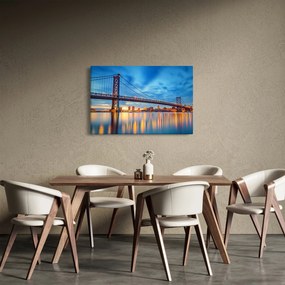 Kép - Benjamin Franklin híd, Philadelphia (90x60 cm)