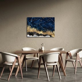 Kép - Sötétkék márvány (70x50 cm)