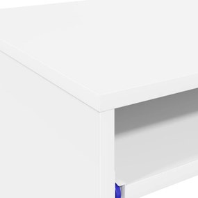 Számítógépasztal Fehér Engineered wood Kompakt Szervezők