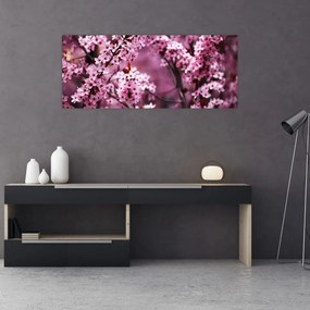 Kép - Rózsaszín sakura (120x50 cm)