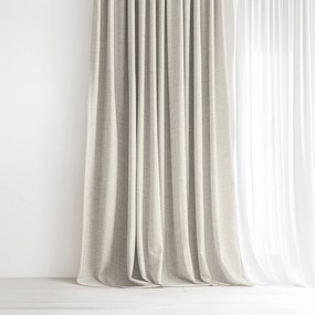 Goldea pamut drapéria - világos vászonszövésű 240x150 cm