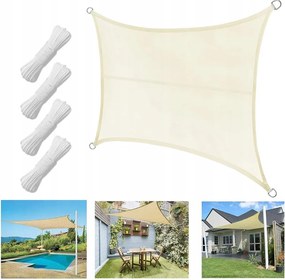 Napvitorla 4x5 Vízálló Napellenző Uv Kerti Árnyékoló