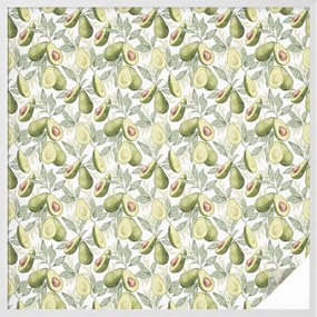 Ablakfólia öntapadós adatvédelem Avokádó levelek 100x100 cm