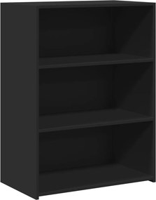 vidaXL fekete szerelt fa tálalószekrény 70 x 41 x 93 cm