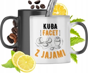 Mágikus bögre Kubába Fekete matt nyomott mintával 330ml