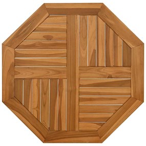 tömör tíkfa nyolcszögletű asztallap 70 x 70 x 2,5 cm