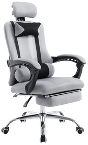 Fellow szövet irodai forgószék, dönthető háttámlával, lábtartóval, állítható fejtámlával