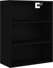 vidaXL fekete faliszekrény 69,5 x 32,5 x 90 cm