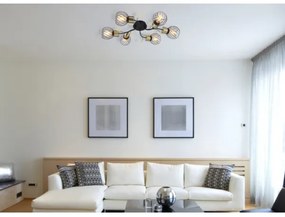 Globo 54113-6D - Felületre szerelhető csillár LALLY 6xE27/40W/230V