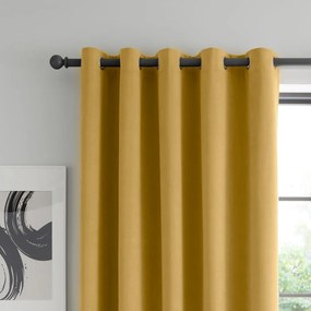 Sárga sötétítő függöny szett 2 db-os 229x229 cm Wilson – Catherine Lansfield