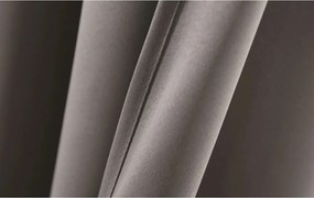 Szürkésbarna OXFORD függöny 140x250 cm Felfüggesztés: Hullámos sínszalag