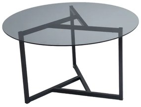 Kávésasztal TRIO 42x75 cm fekete