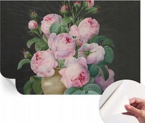 Öntapadós fali fotótapéta Hálószobába Virágos elegancia 104x70 cm