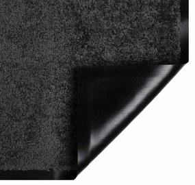 Ajtószőnyeg Antracit 60 x 40 x 1.2 cm Mackófleece