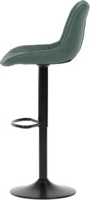 Bárszék zöld színben, szövet kárpittal AUB-V3066 GRN3
