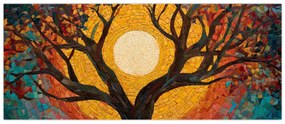Kép - Nap az élet fájának koronájában (120x50 cm)