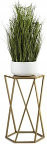 Arany Fém Virágágyás Növénytartó Állvány 40 cm
