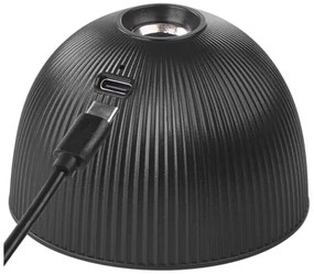 LED Dimmelhető újratölthető mágneses asztali lámpa 4in1 LED/4,2W/3,7V 4000K fekete