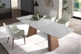 QUINTO design bővíthető kerámia étkezőasztal - 180-230cm