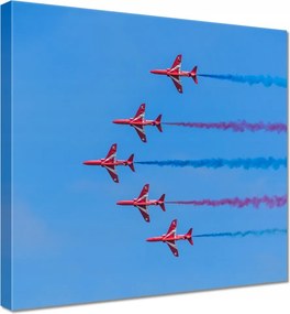 Vászonkép 40x40 Repülőgépek bemutató