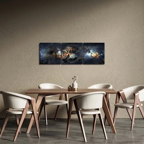 Kép - Az Univerzum a Nebulával (órával) (90x30 cm)