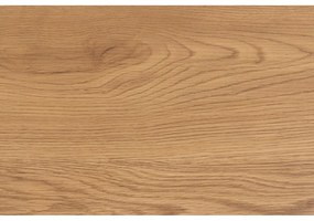 Fekete-natúr színű könyvespolc tölgyfa dekorral 135x185 cm Seaford – Actona