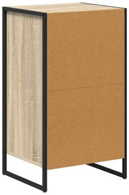 Széf fiókkal Sonoma 81 x 36 x 150.5 cm Faanyag
